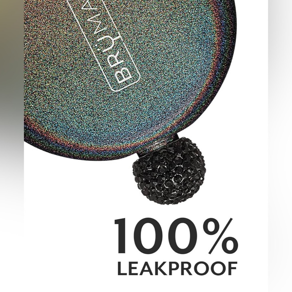 BrüMate Iridescent Round Flask - Black Glitter - Picture 4 of 7